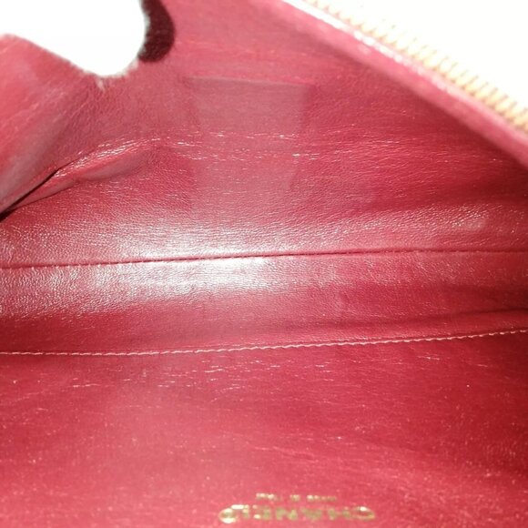 2991018BA (X6) Chanel Shoulder Bag Red Canvas - Picture 11 of 13